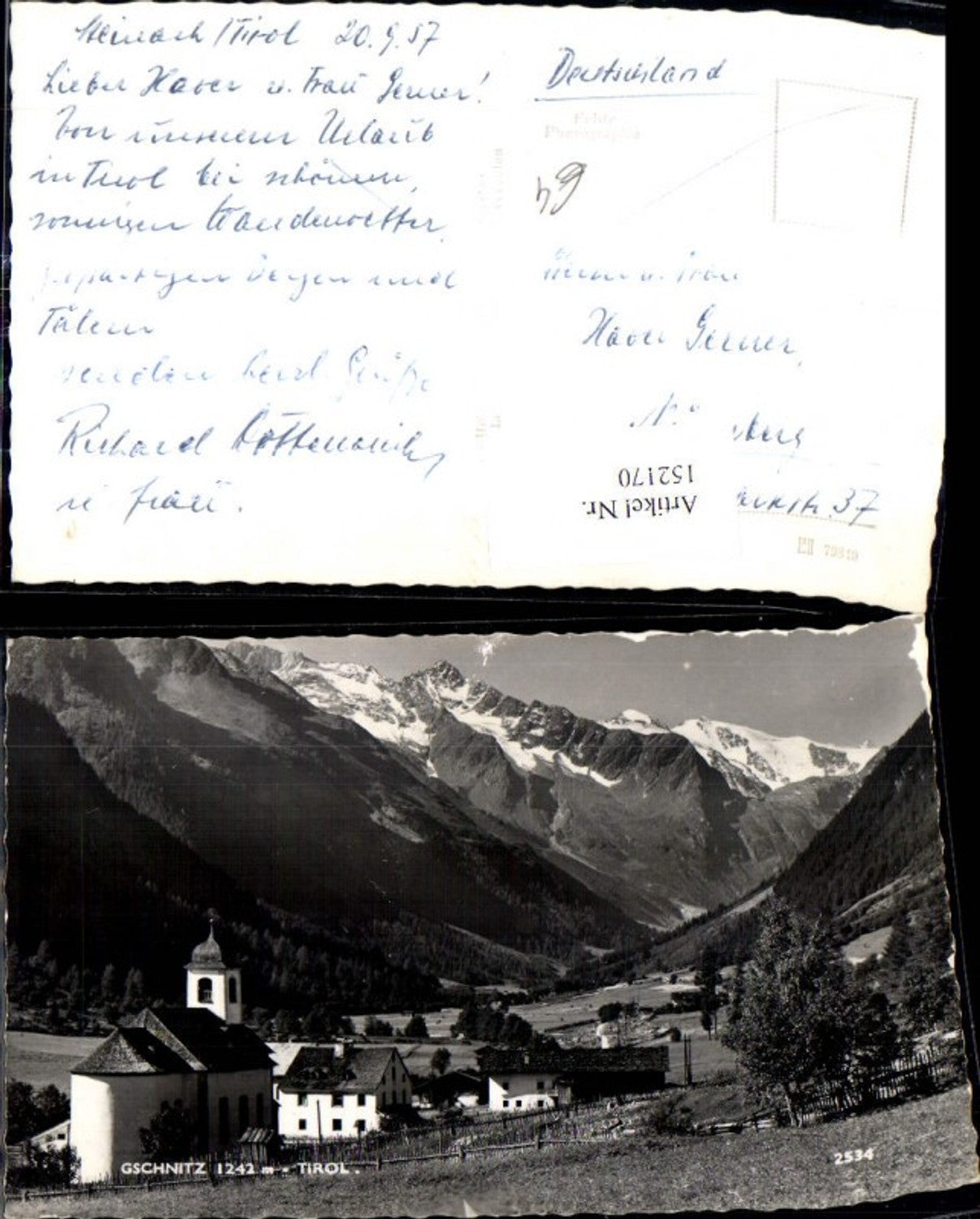 Alte Ansichtskarte – Old Postcard