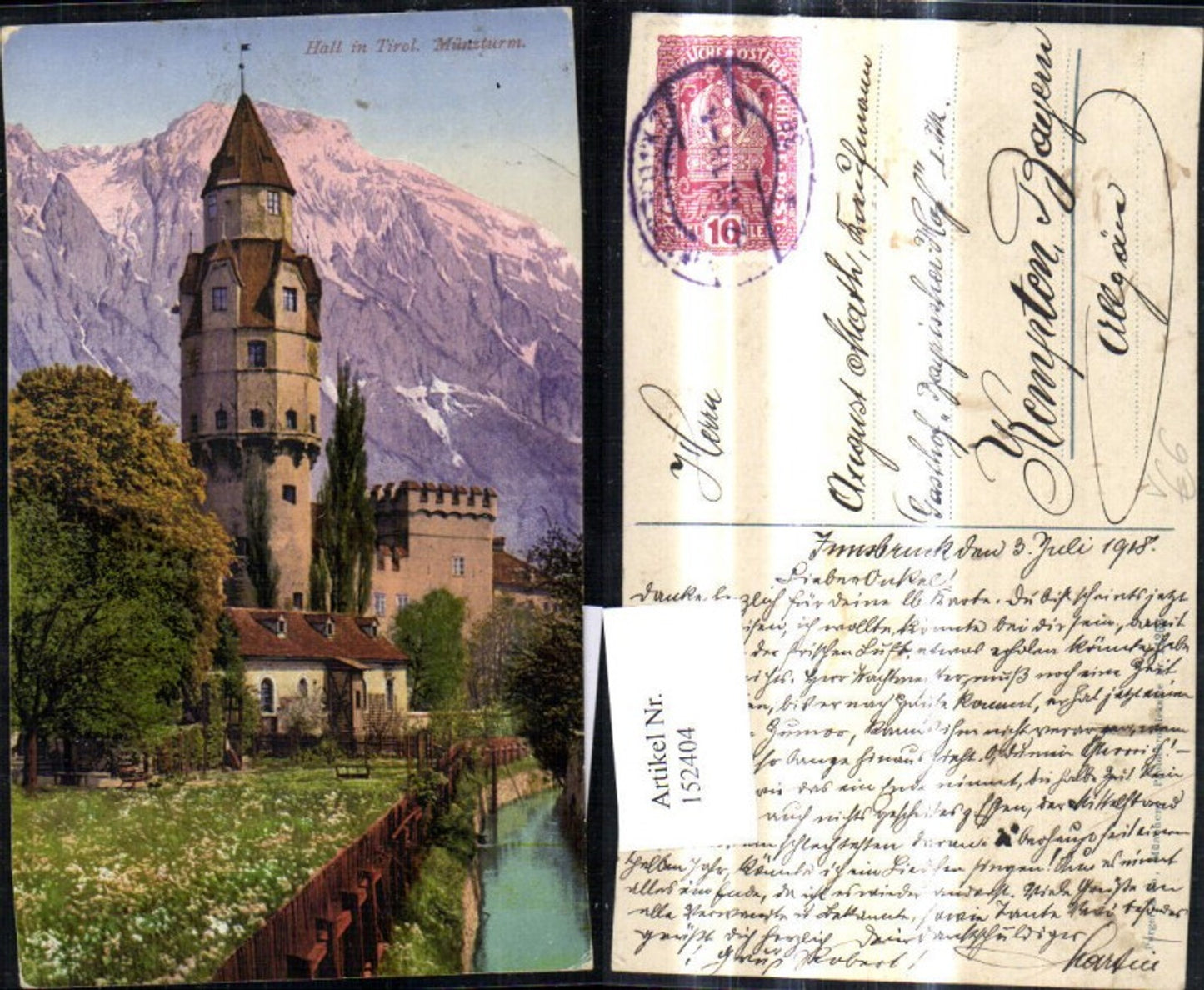 Alte Ansichtskarte – Old Postcard