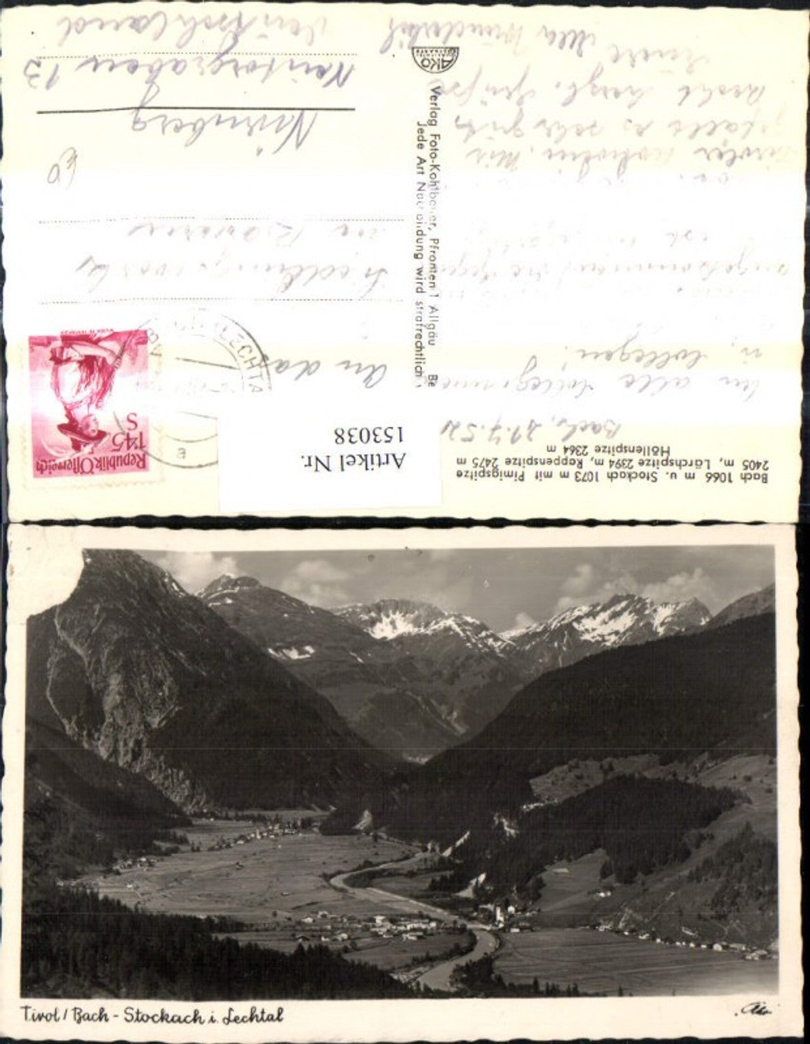 Alte Ansichtskarte – Old Postcard