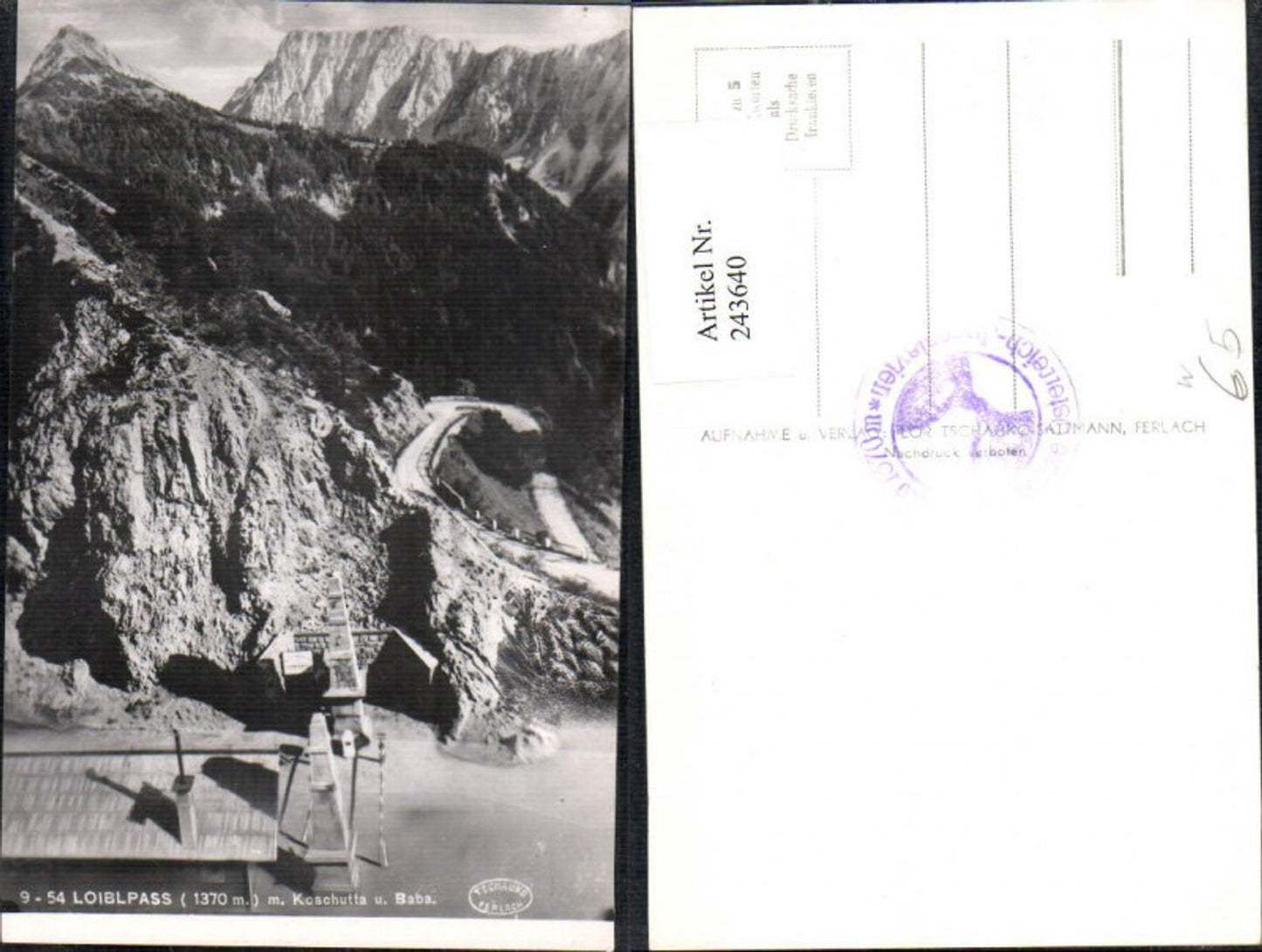 Alte Ansichtskarte – Old Postcard