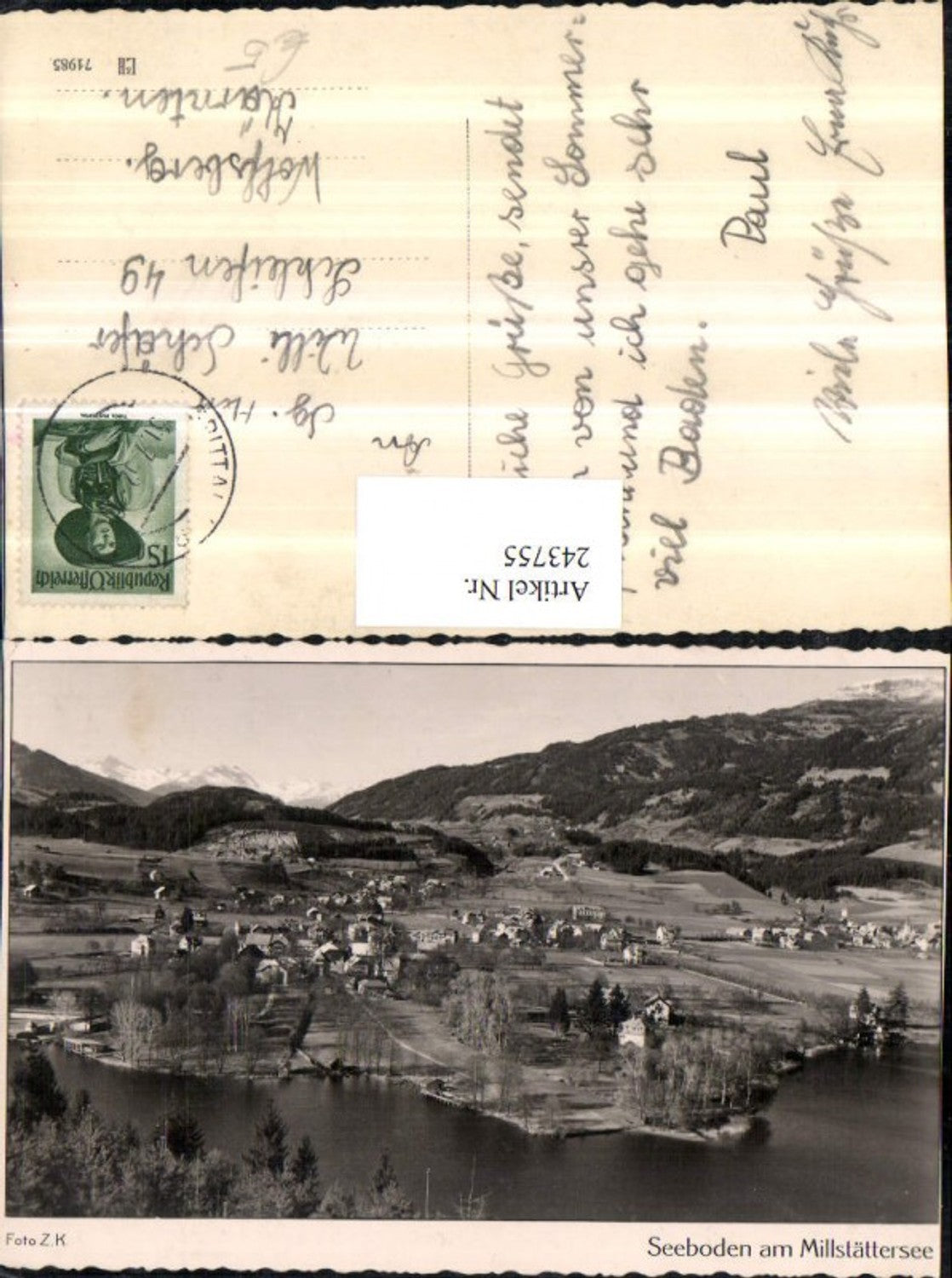 243755,Seeboden am Millstättersee Totale