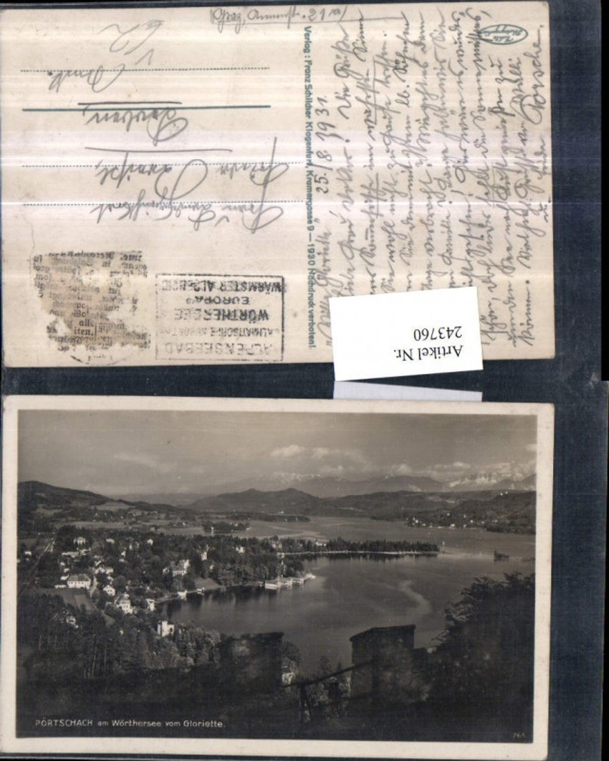 Alte Ansichtskarte – Old Postcard
