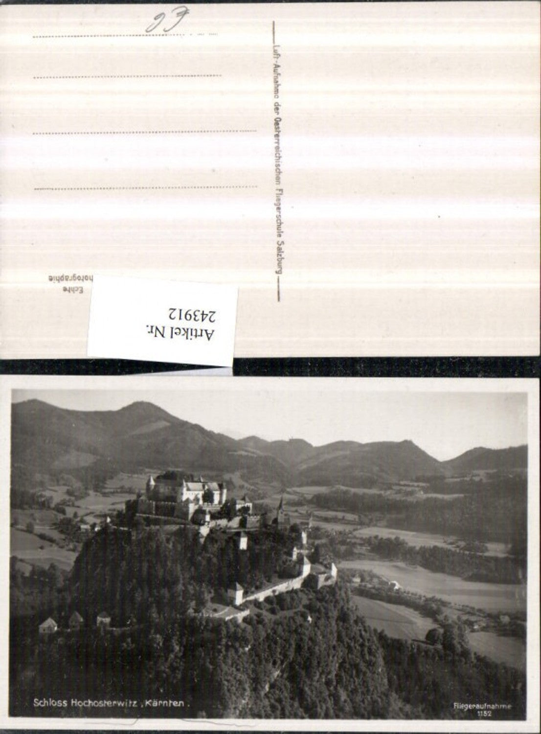 243912,Schloss Burg Hochosterwitz b. St. Georgen am Längsee Fliegeraufnahme 1152