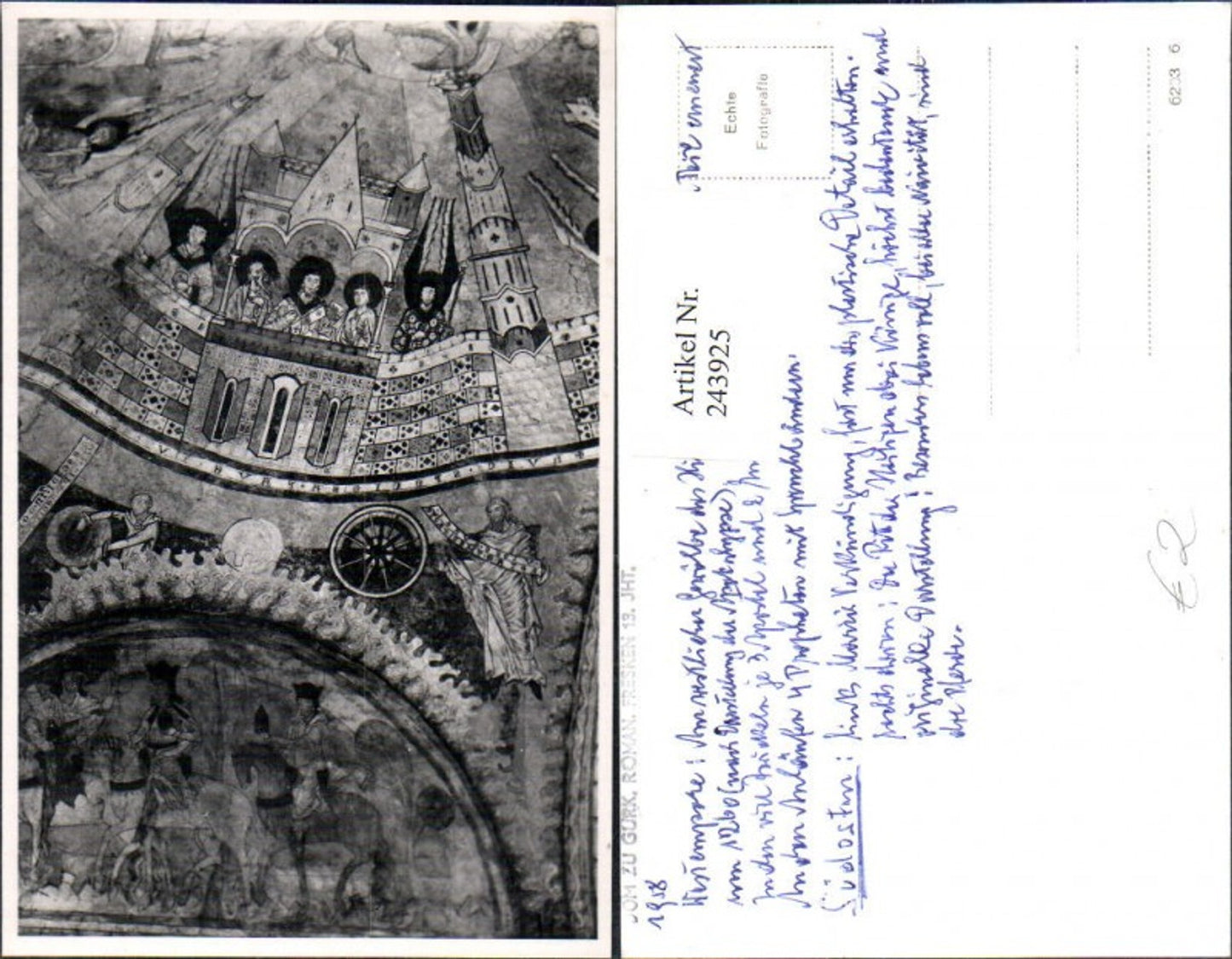 243925,Foto AK Dom zu Gurk Romanische Fresken