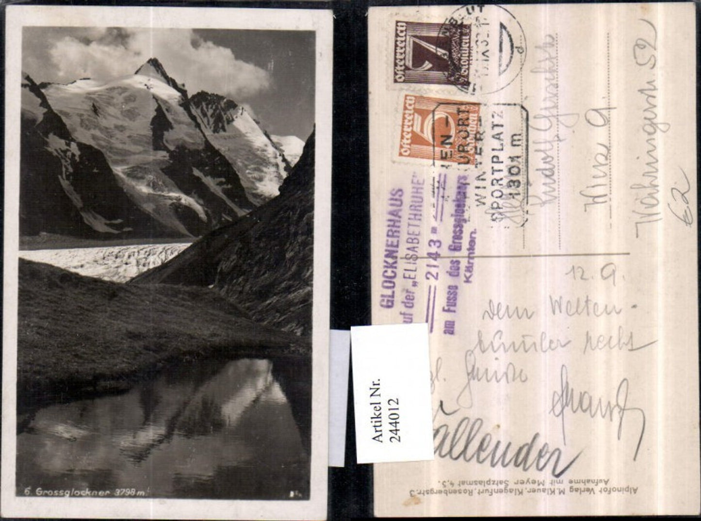 244012,Großglockner Bergkulisse b. Heiligenblut
