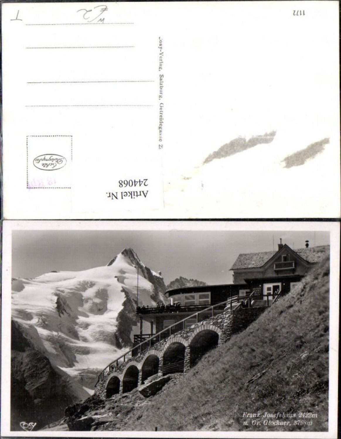 244068,Franz Josefshaus u. Großglockner b. Heiligenblut