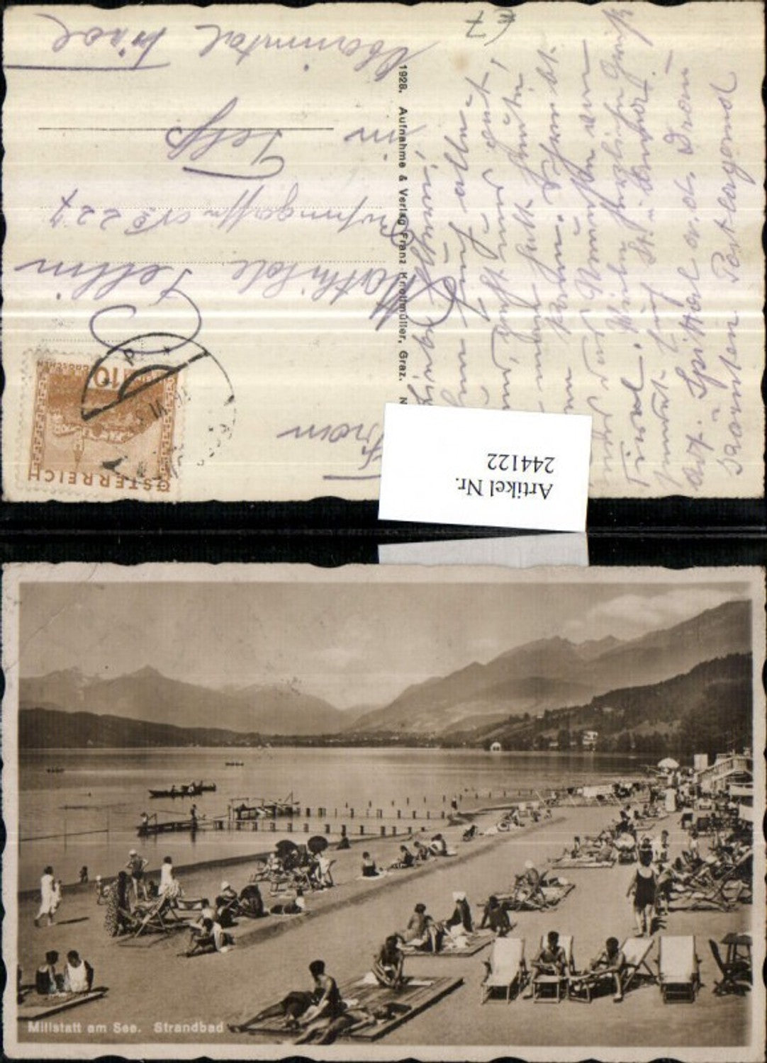244122,Millstatt am See Strandbad Strandleben