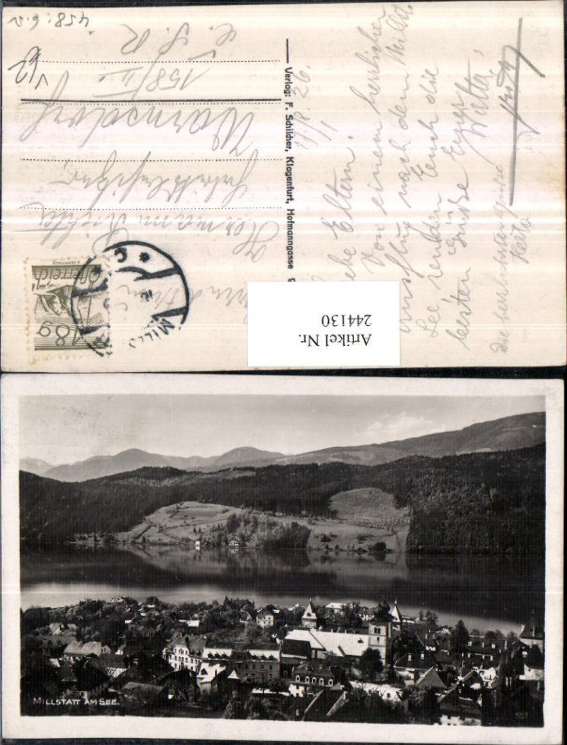 244130,Millstatt am See Teilansicht pub Franz Schilcher 553
