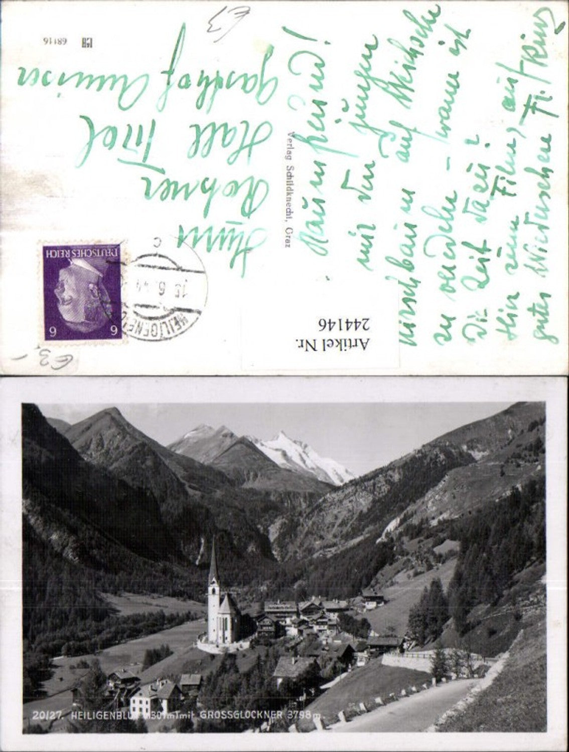 244146,Heiligenblut Totale m. Großglockner