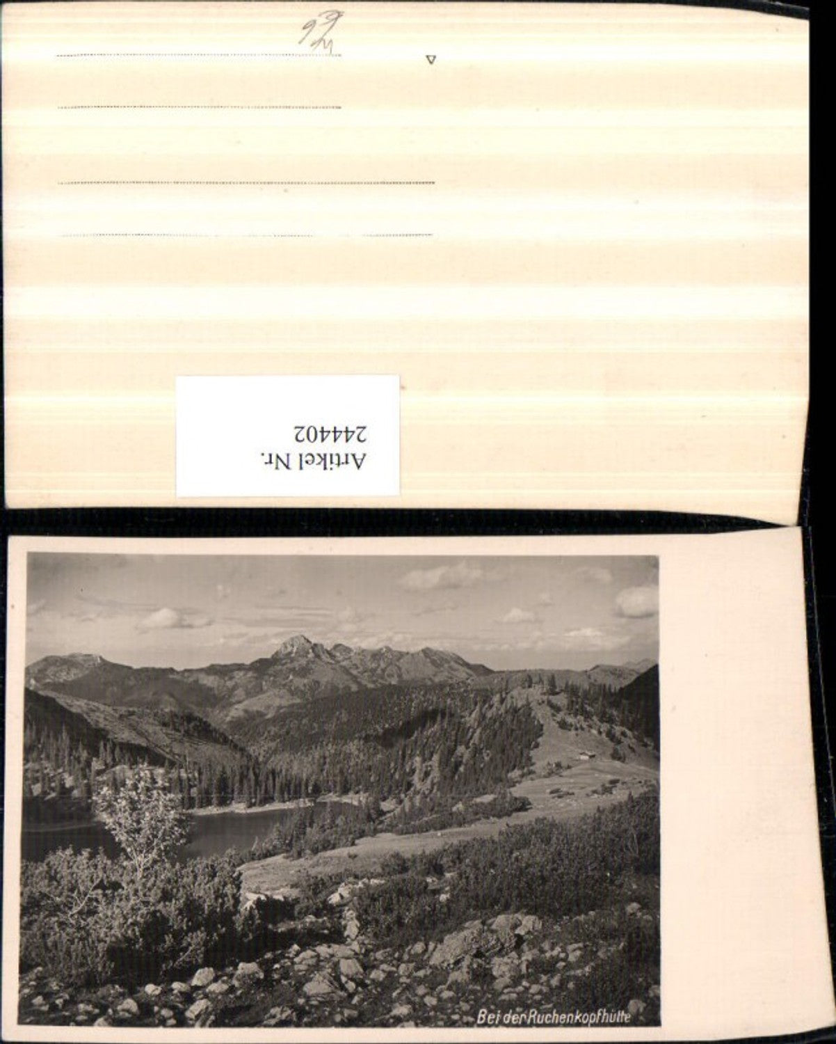 244402,Bei der Ruchenkopfhütte Partie b. Bayrischzell