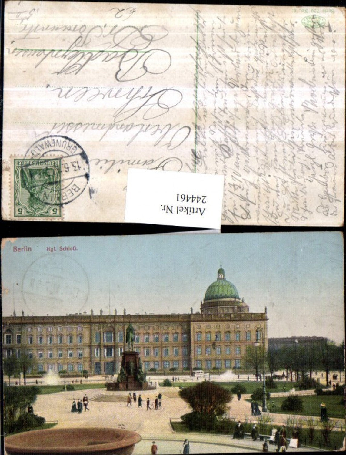 244461,Berlin Königliches Schloss m. Denkmal