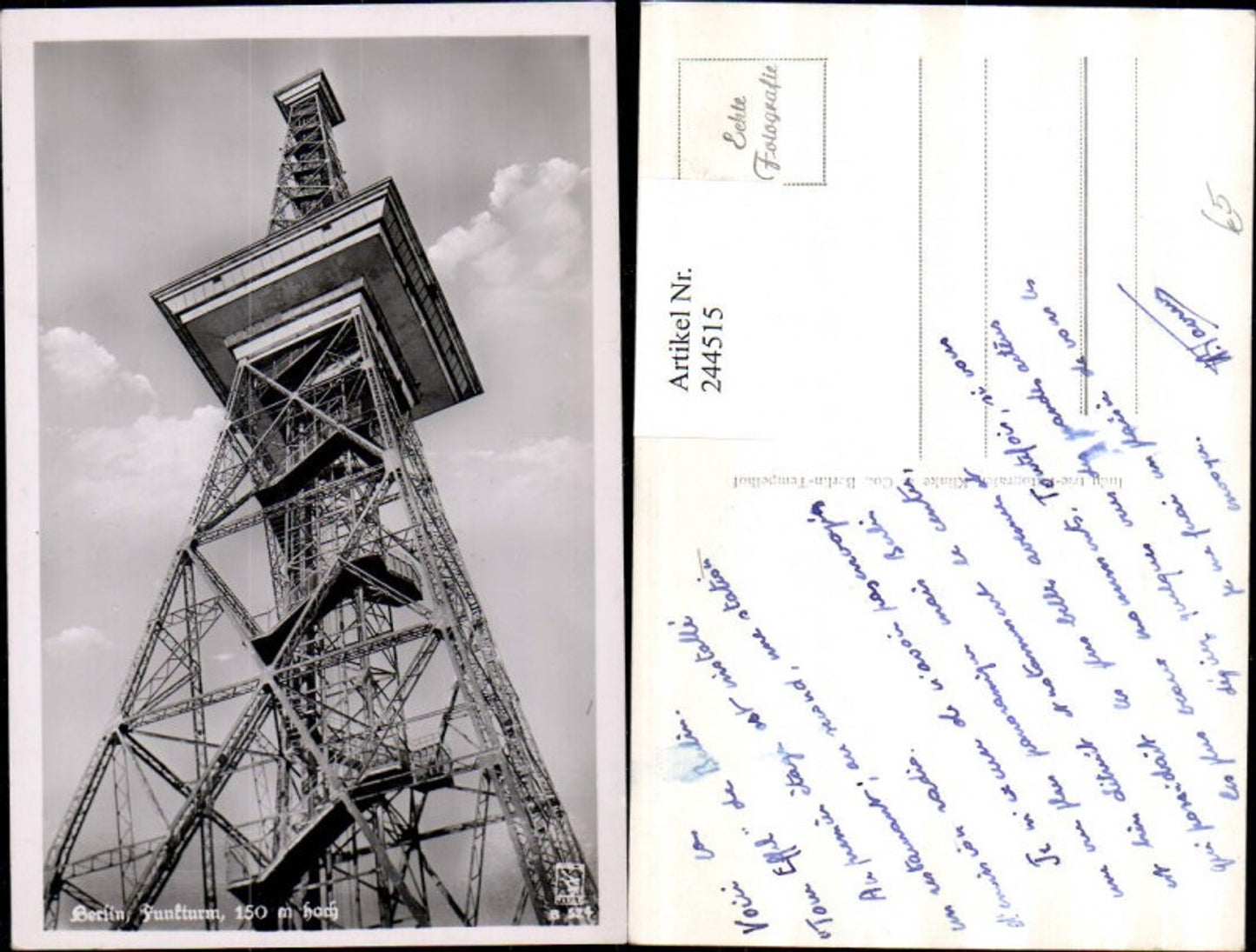 244515,Berlin Funkturm Turm