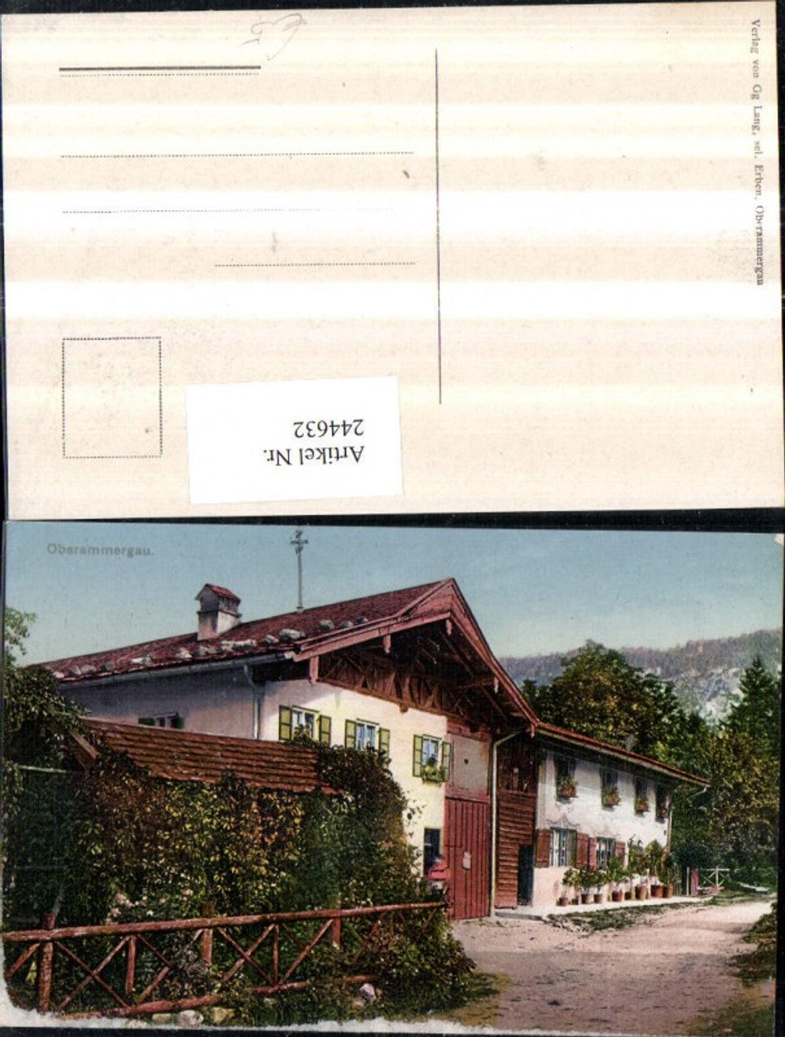 244632, Oberammergau House view