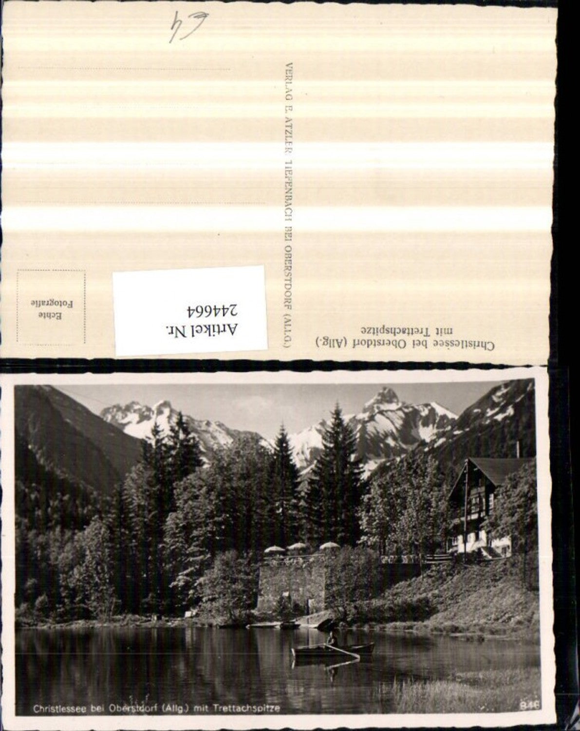 244664,Christlesee Partie b. Oberstdorf m. Trettachspitze