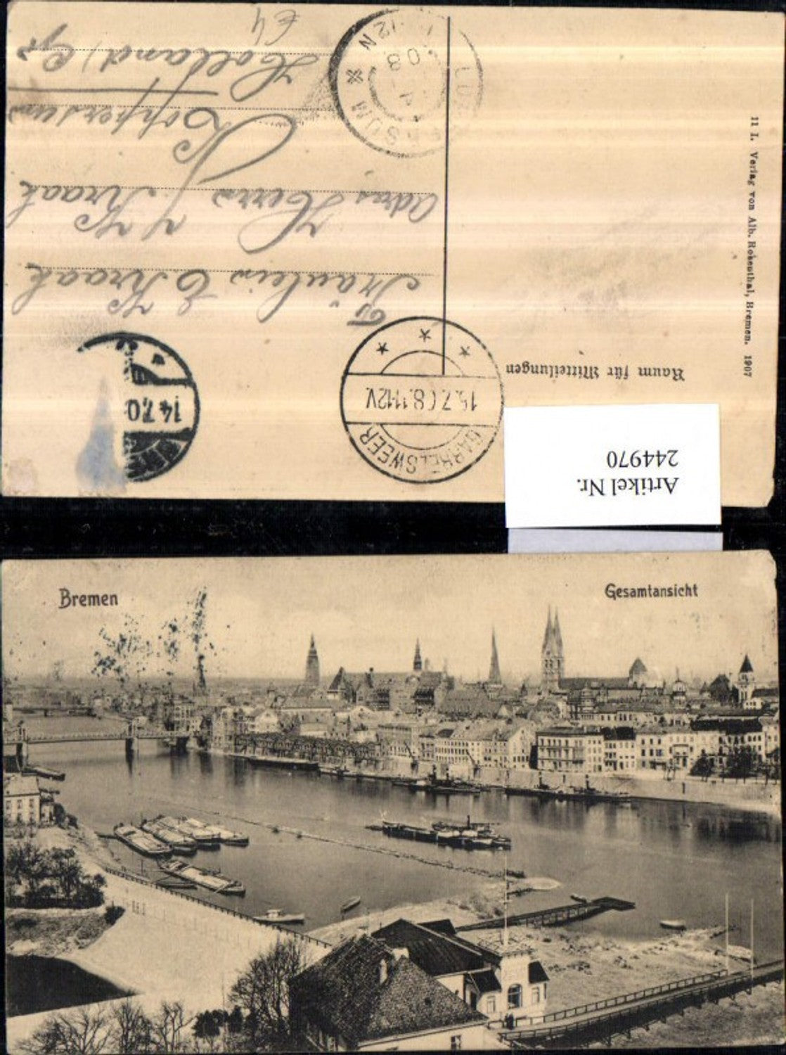 244970,Bremen Totale Anlegeplatz Brücke