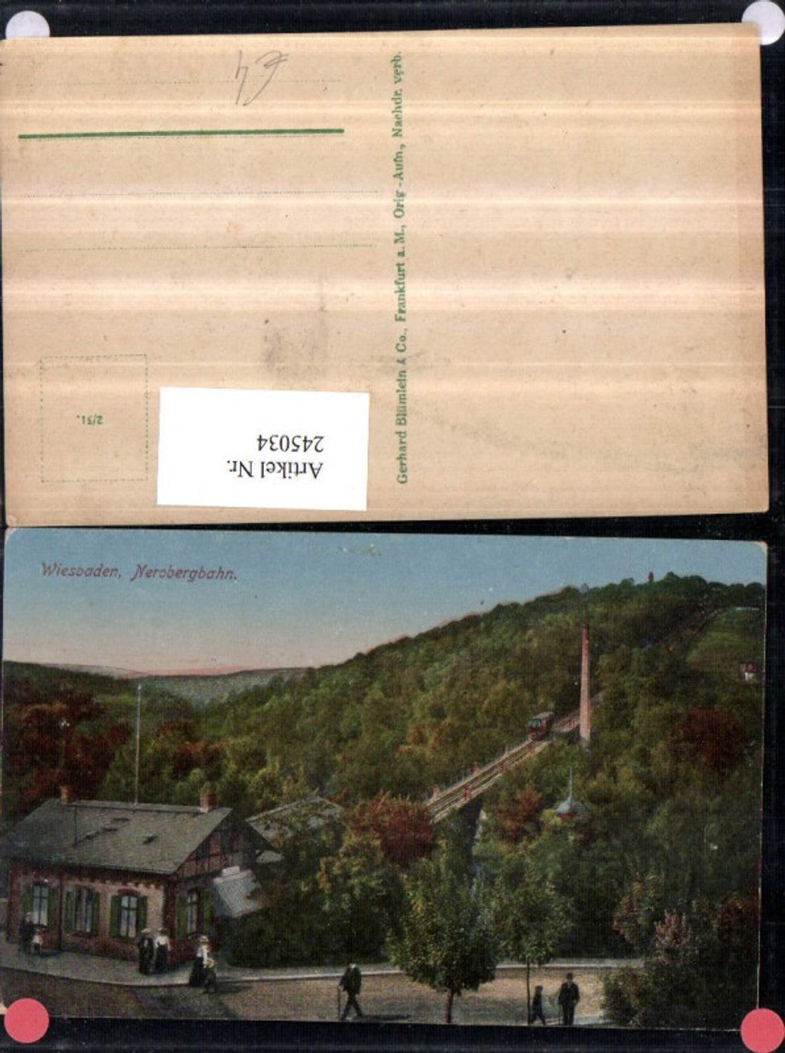 245034,Wiesbaden Nerobergbahn Bergbahn