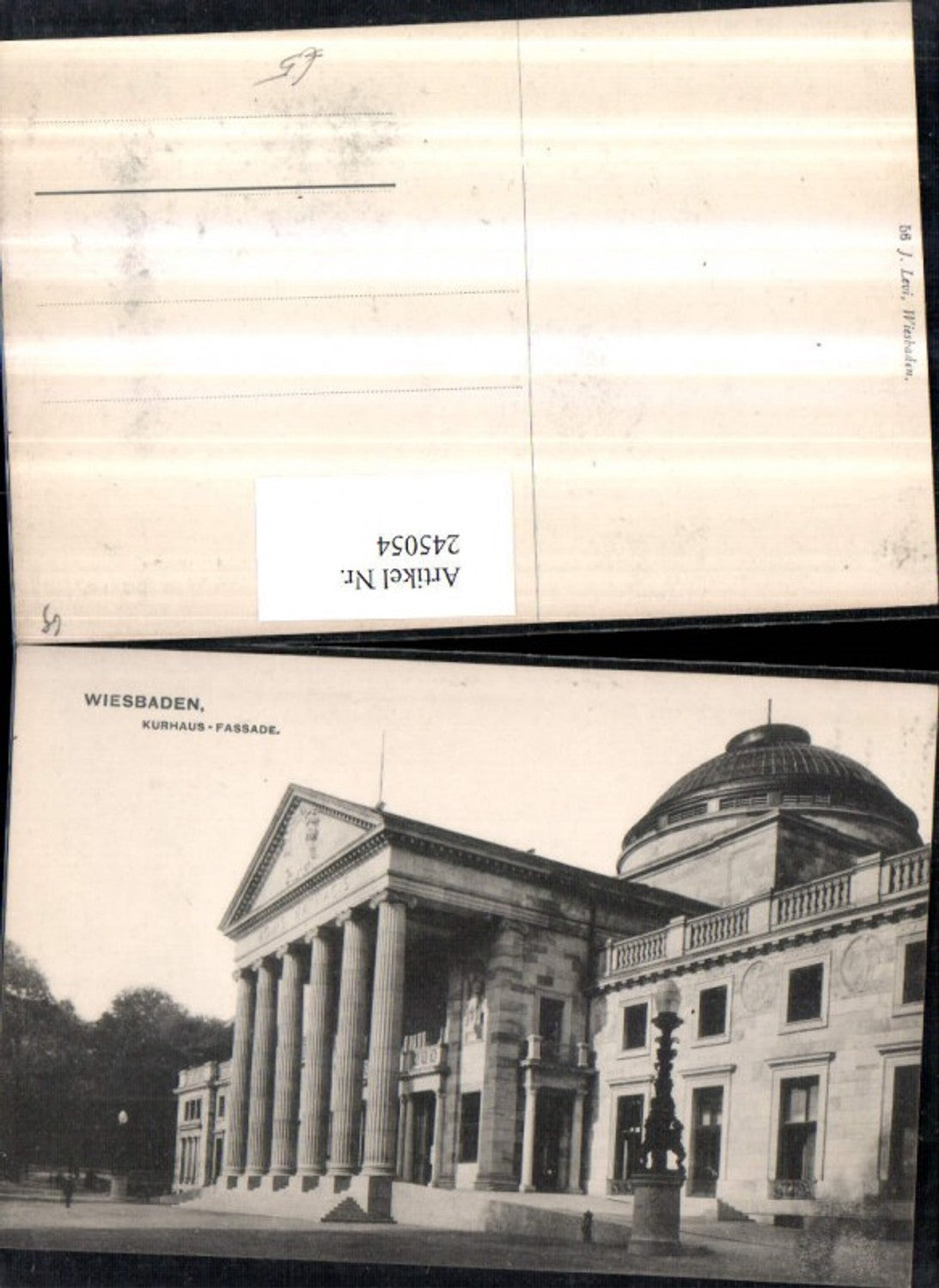 245054,Wiesbaden Kurhaus-Fassade