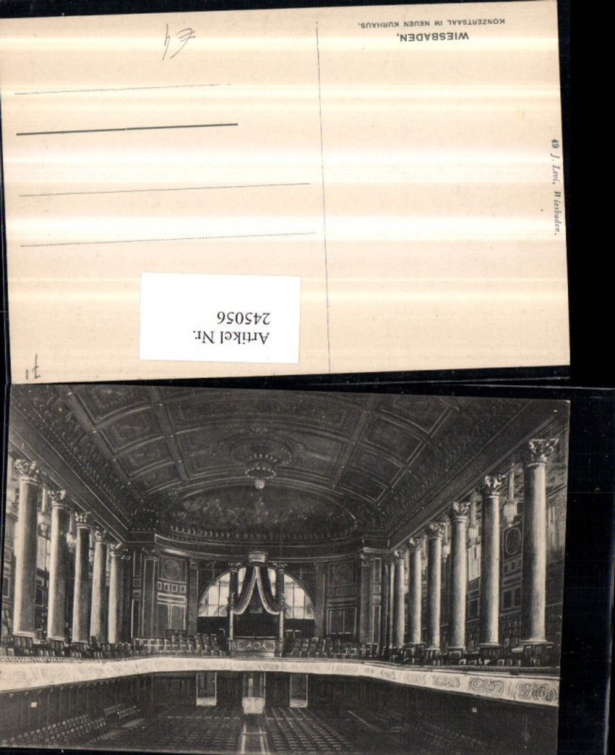 245056,Wiesbaden Konzertsaal im neuen Kurhaus