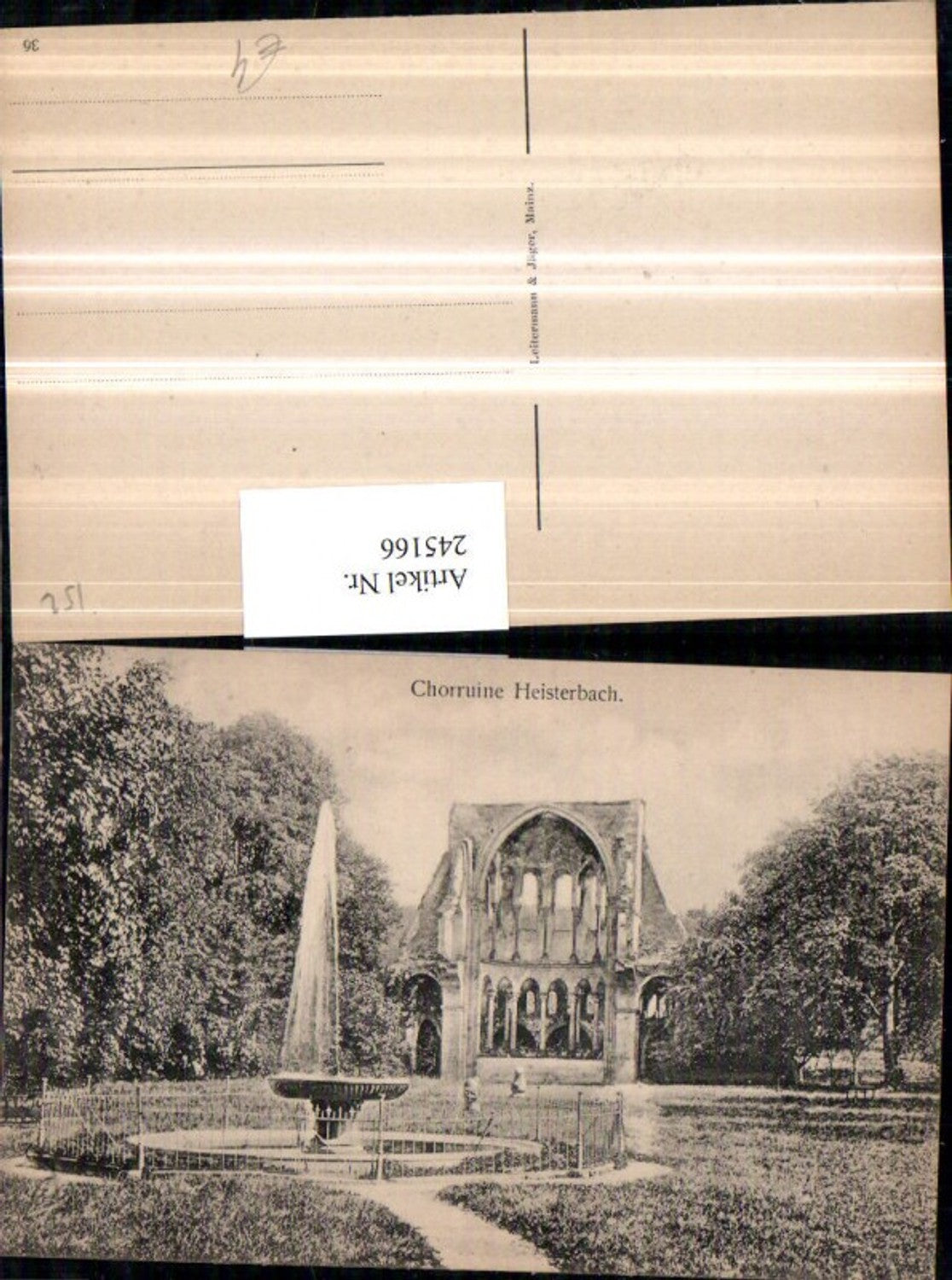 245166,Chorruine Heisterbach Springbrunnen Brunnen