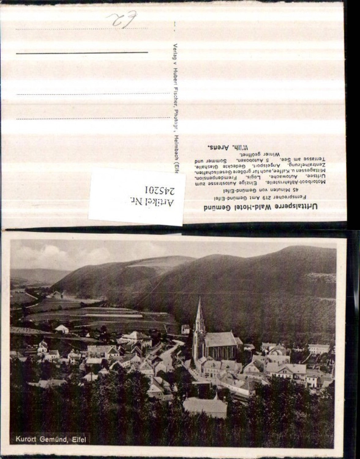 245201,Gemünd in d. Eifel Totale