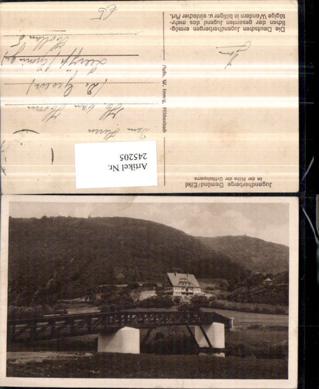 245205,Jugendherberge in Gemünd in d. Eifel b. d. Urfttalsperre