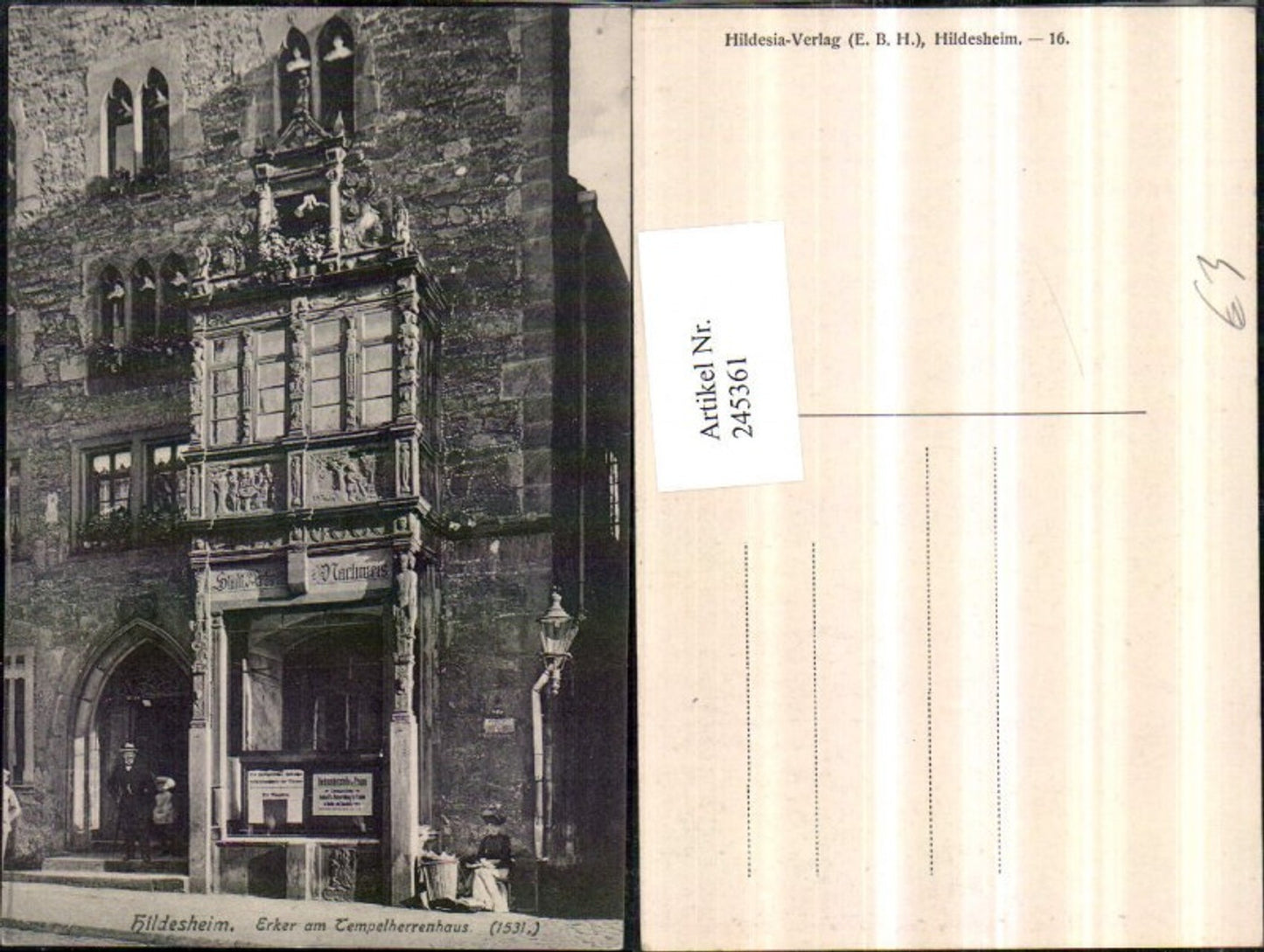 245361,Hildesheim Erker am Tempelherrenhaus