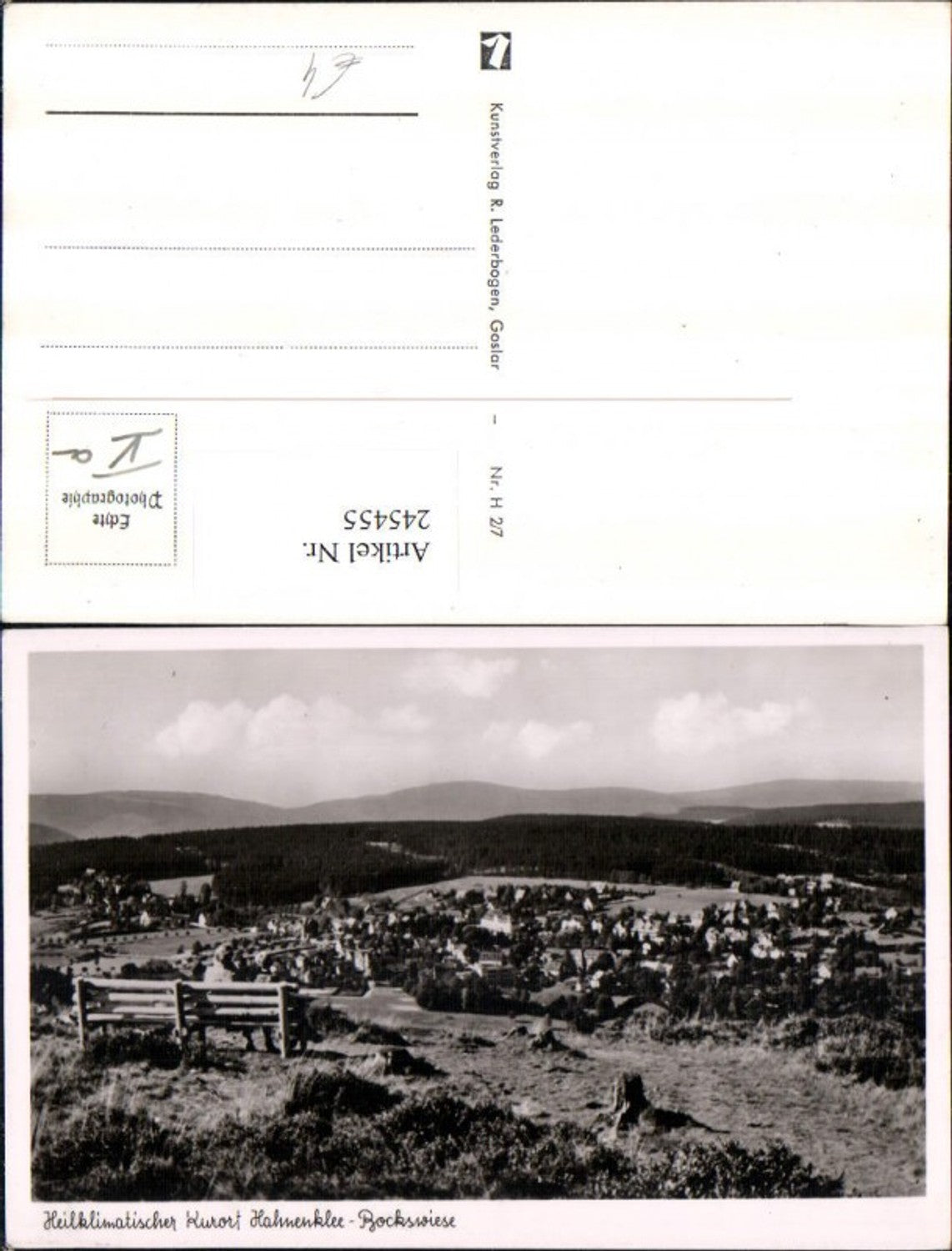 245455,Hahnenklee im Oberharz Totale Bockswiese