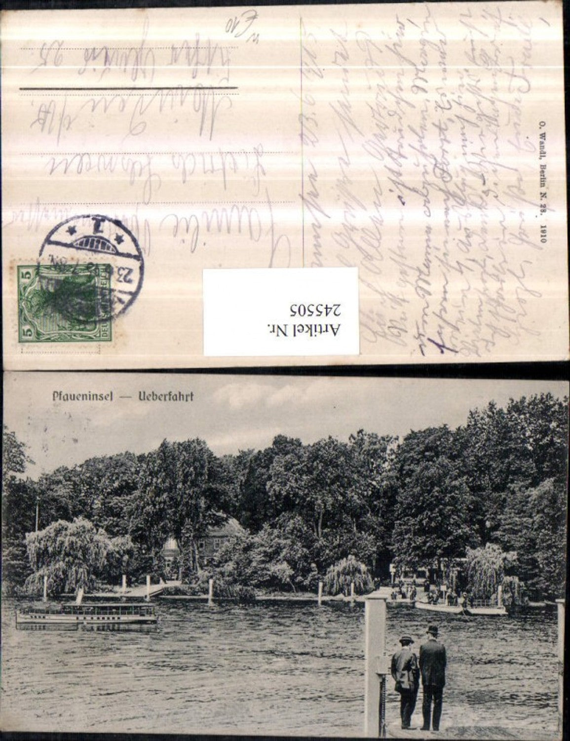 245505,Pfaueninsel b. Berlin-Brandenburg Überfahrt Boot