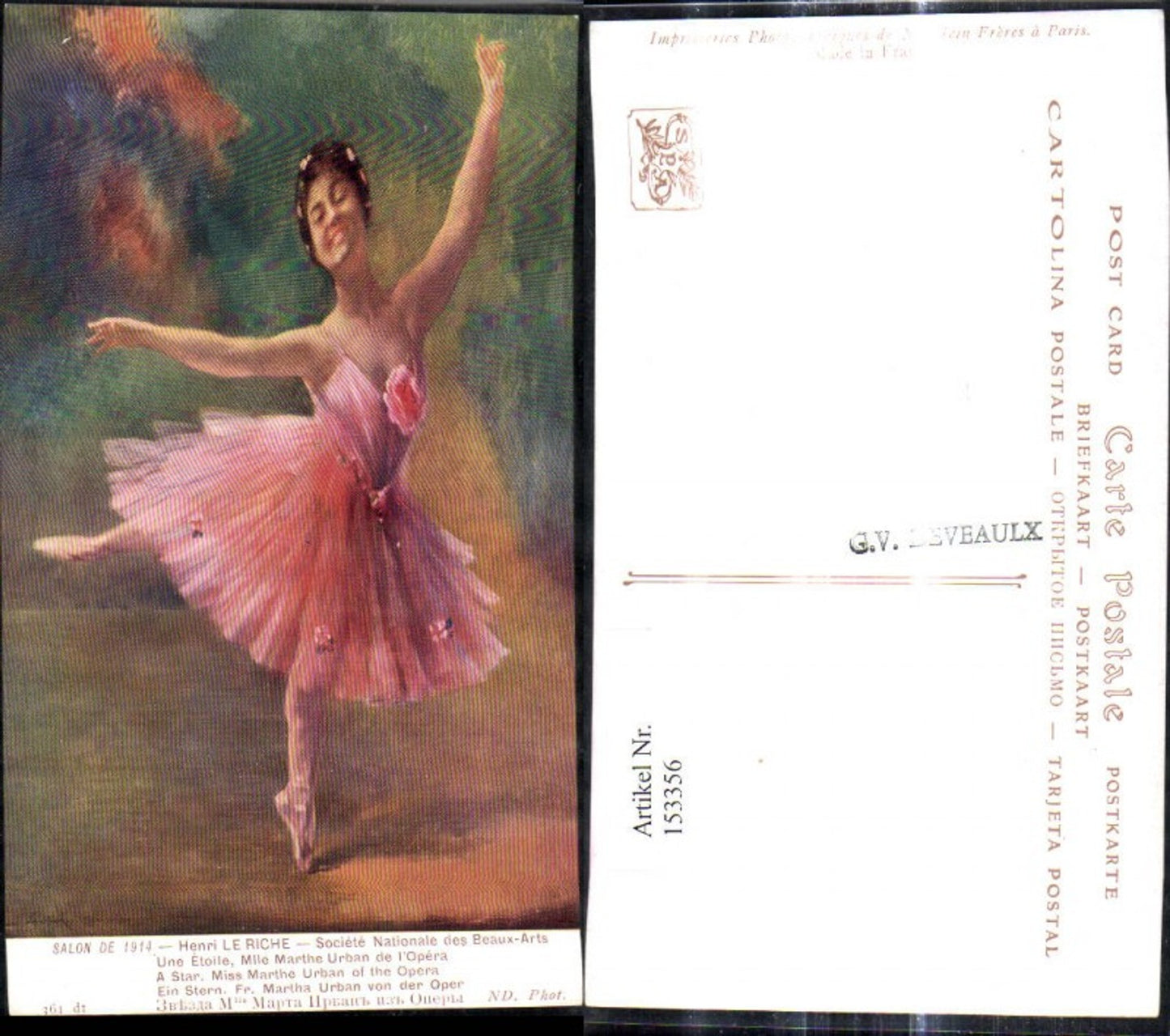 Alte Ansichtskarte – Old Postcard