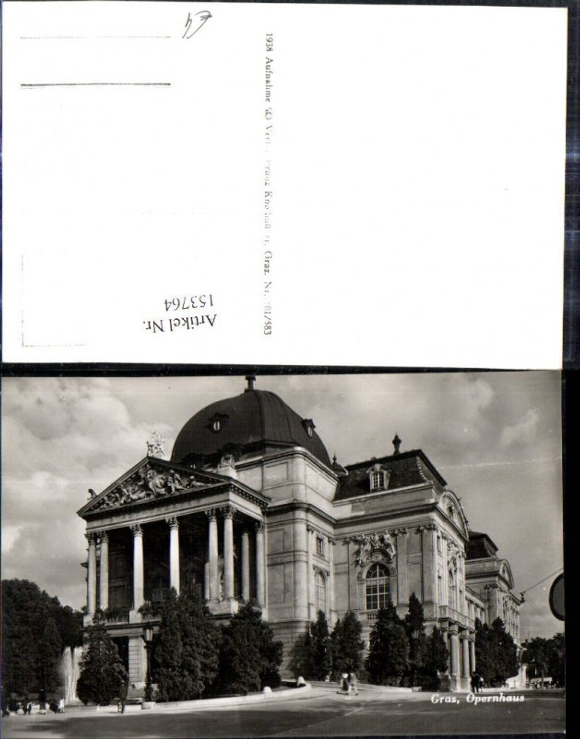 153764,Foto Ak Graz Opernhaus Oper