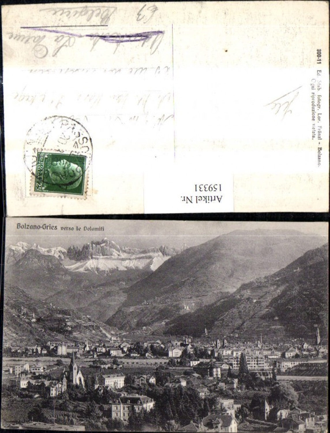 Alte Ansichtskarte – Old Postcard