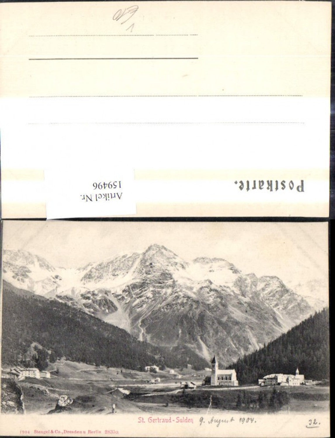 Alte Ansichtskarte – Old Postcard