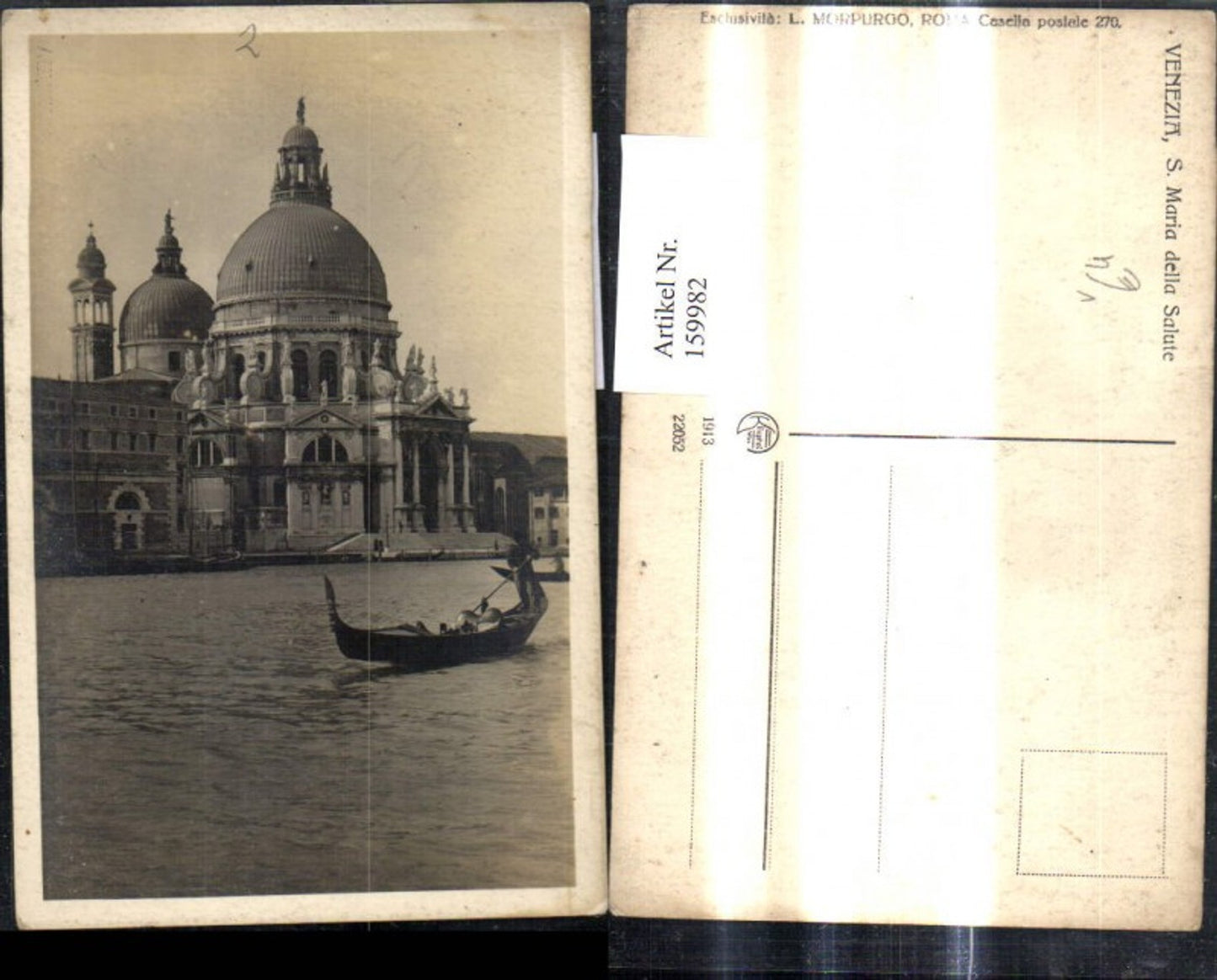 159982,Veneto Venezia Venedig S. Maria della Salute Kirche pub Kilophot 22052