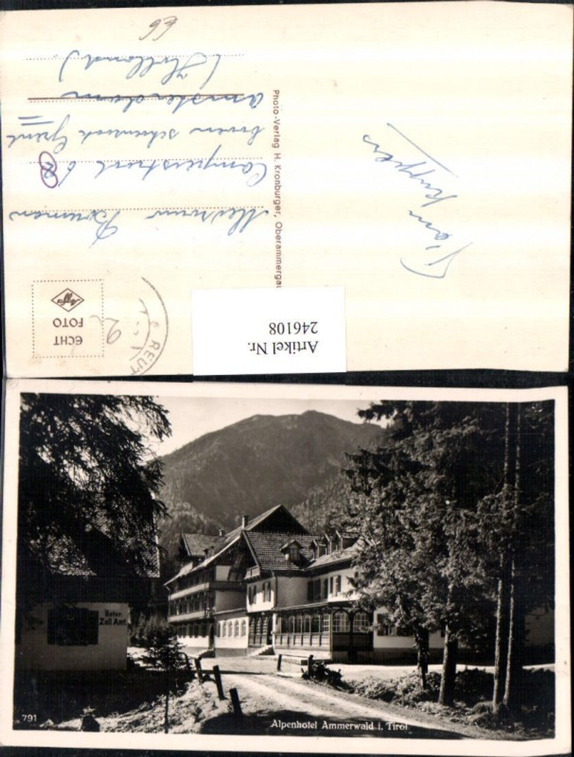 Alte Ansichtskarte – Old Postcard
