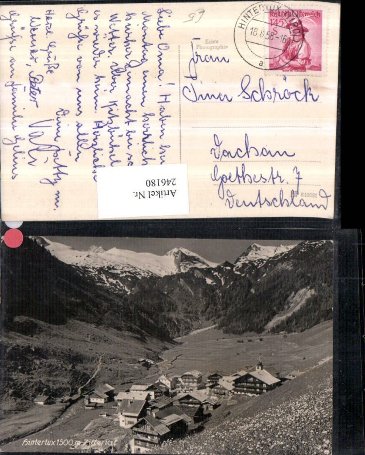 Alte Ansichtskarte – Old Postcard