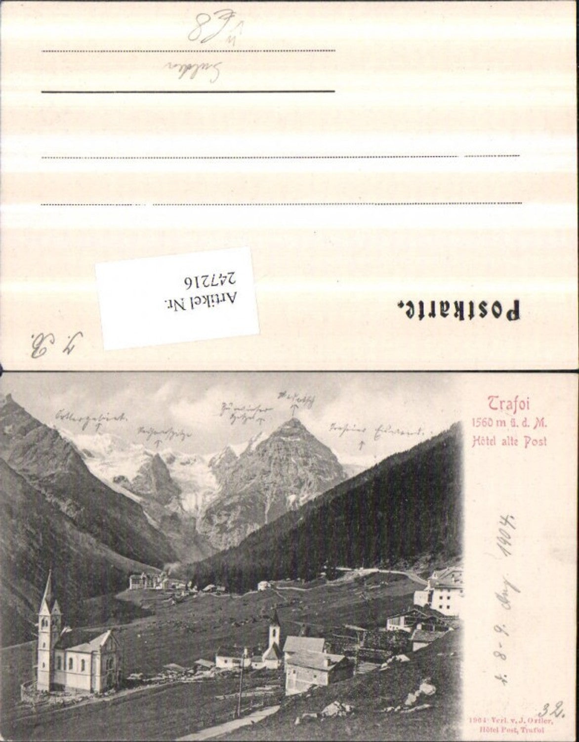 Alte Ansichtskarte – Old Postcard