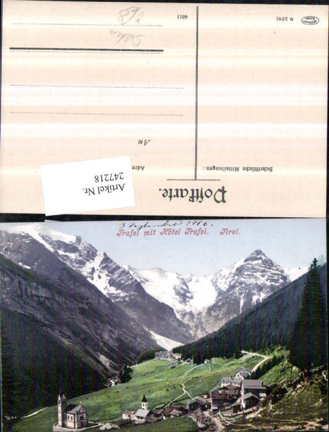 Alte Ansichtskarte – Old Postcard