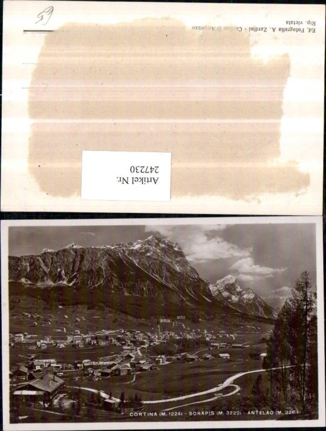 Alte Ansichtskarte – Old Postcard