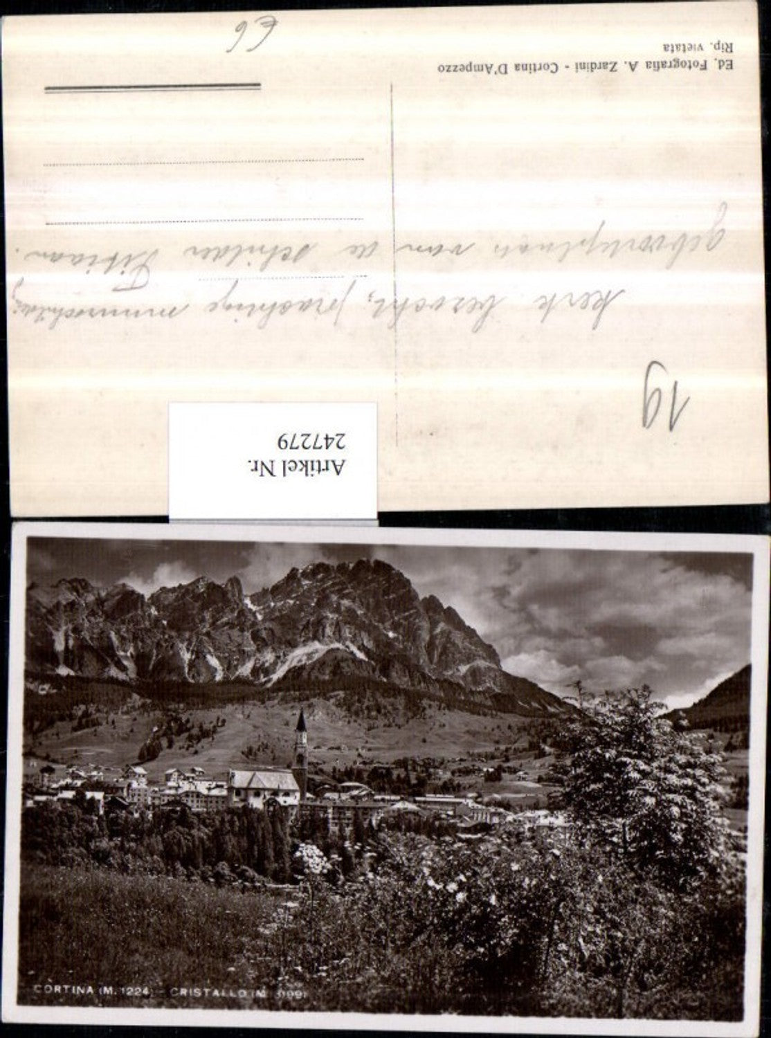 Alte Ansichtskarte – Old Postcard