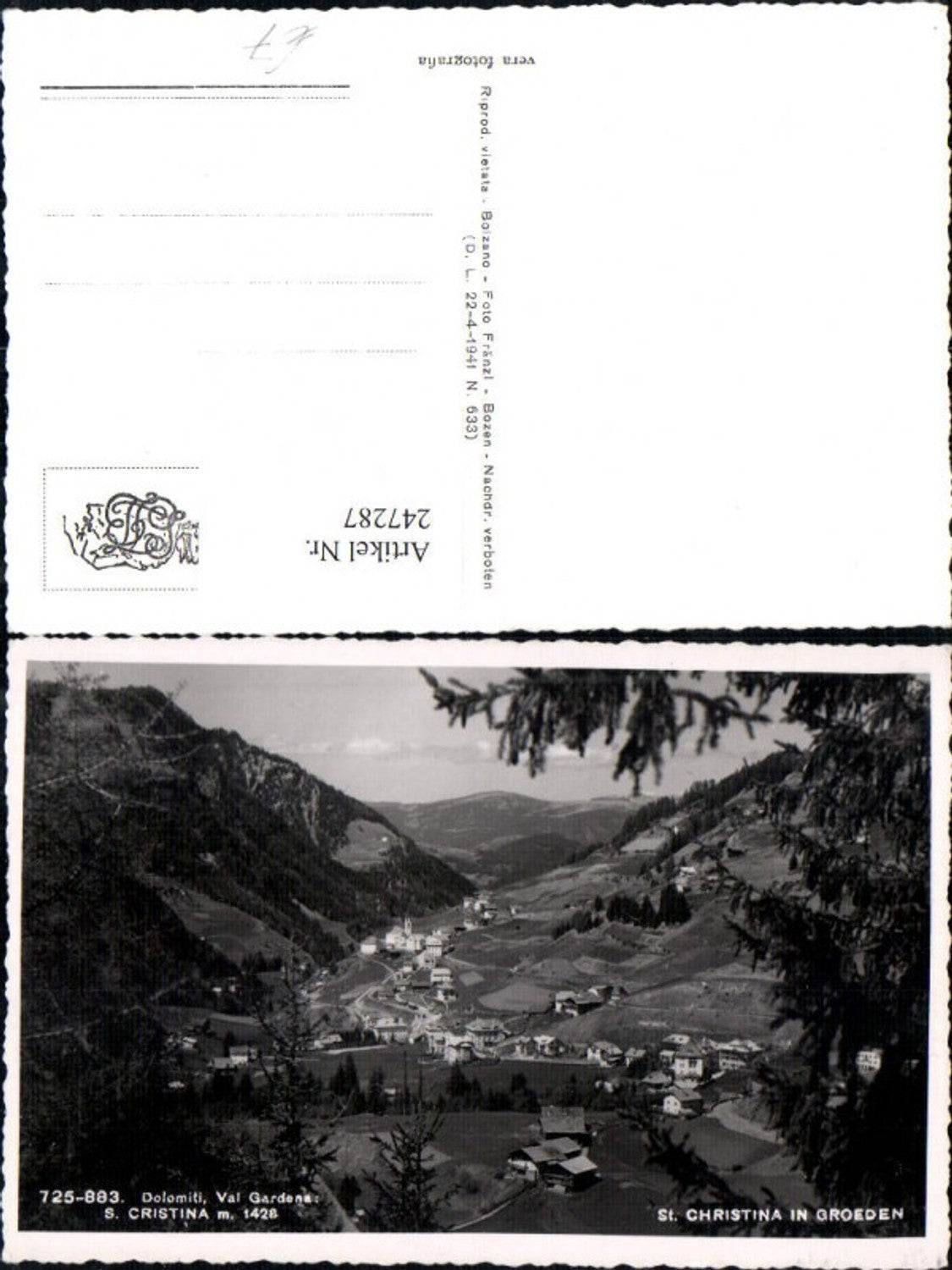Alte Ansichtskarte – Old Postcard