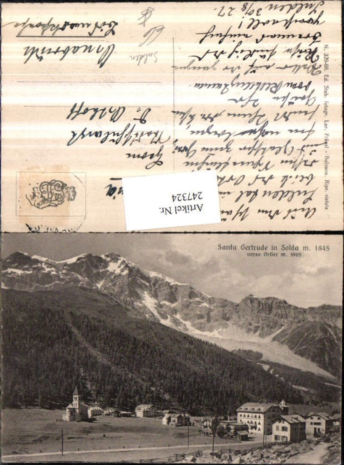 Alte Ansichtskarte – Old Postcard