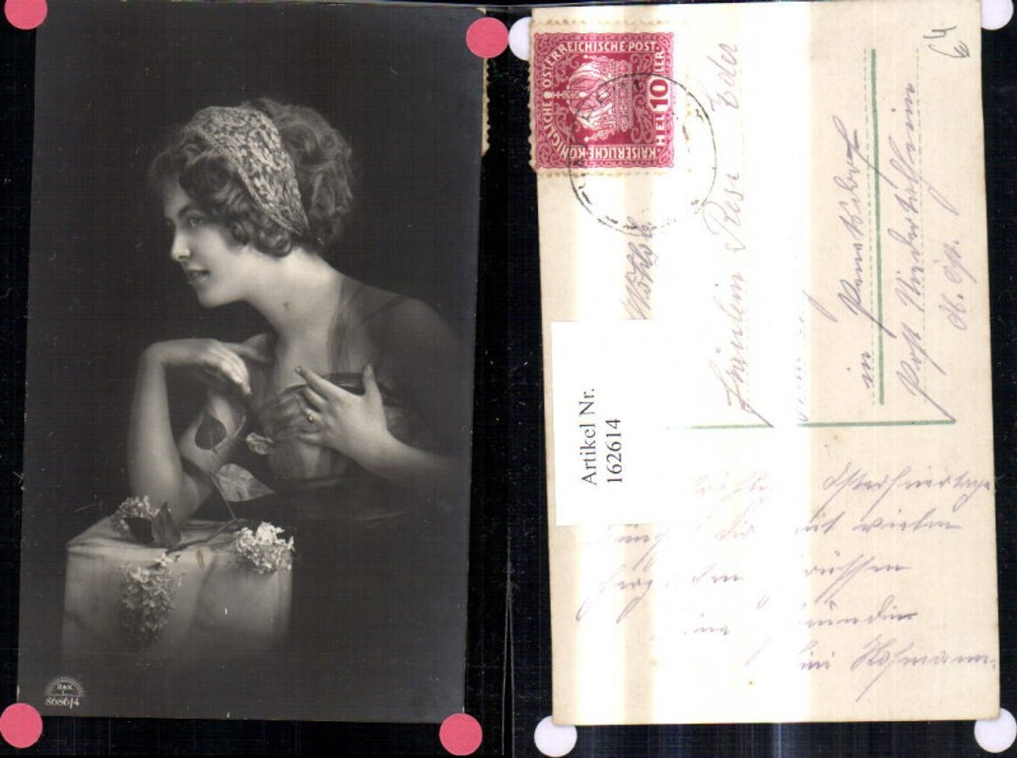162614, Woman's Hairband Flowers