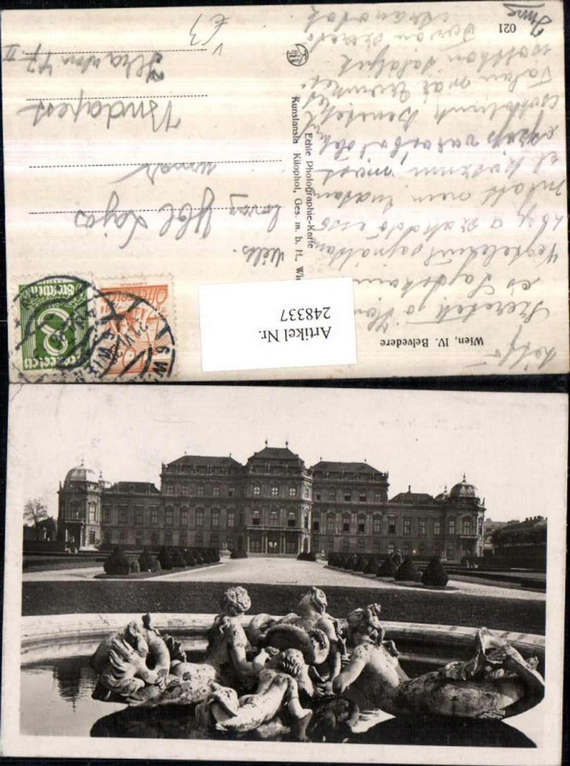 Alte Ansichtskarte – Old Postcard