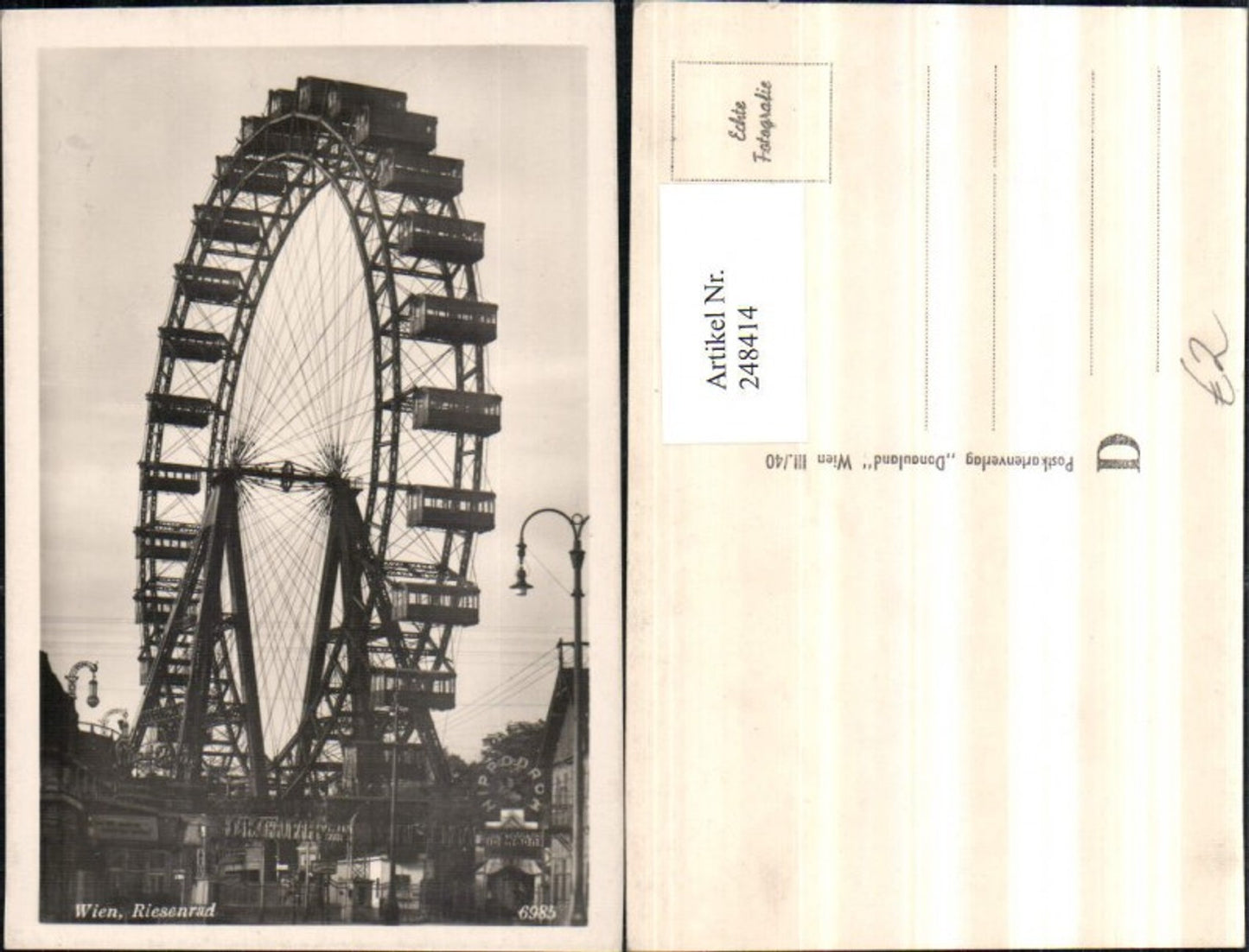 Alte Ansichtskarte – Old Postcard