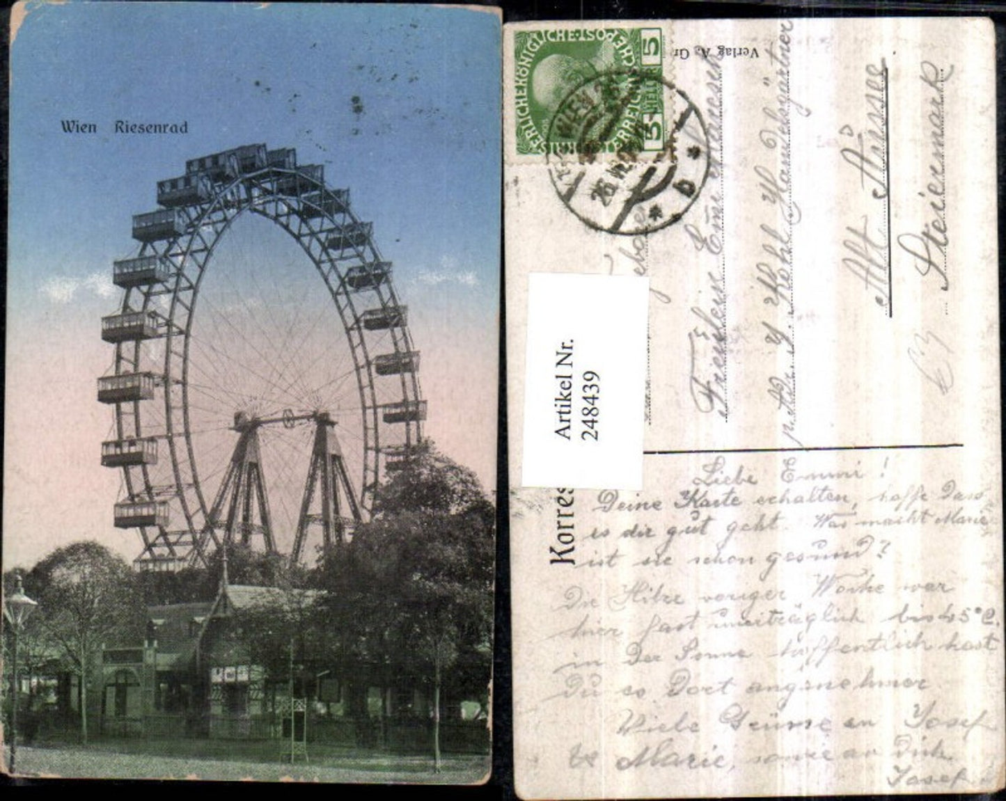 Alte Ansichtskarte – Old Postcard