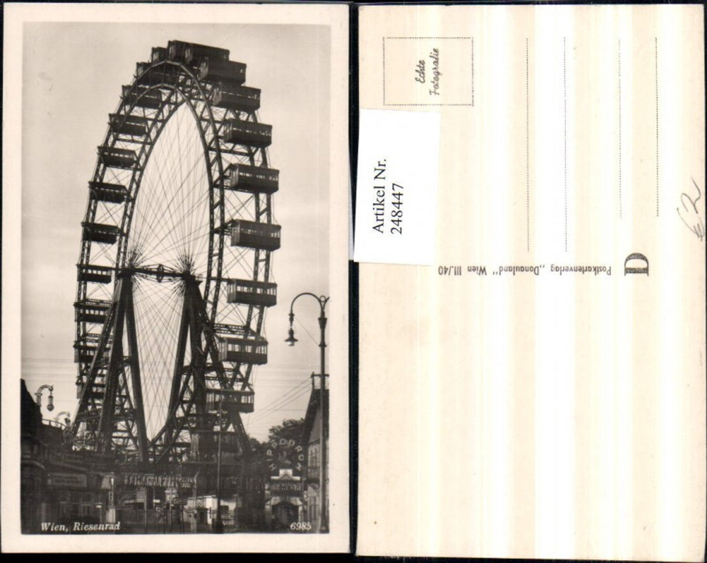 Alte Ansichtskarte – Old Postcard