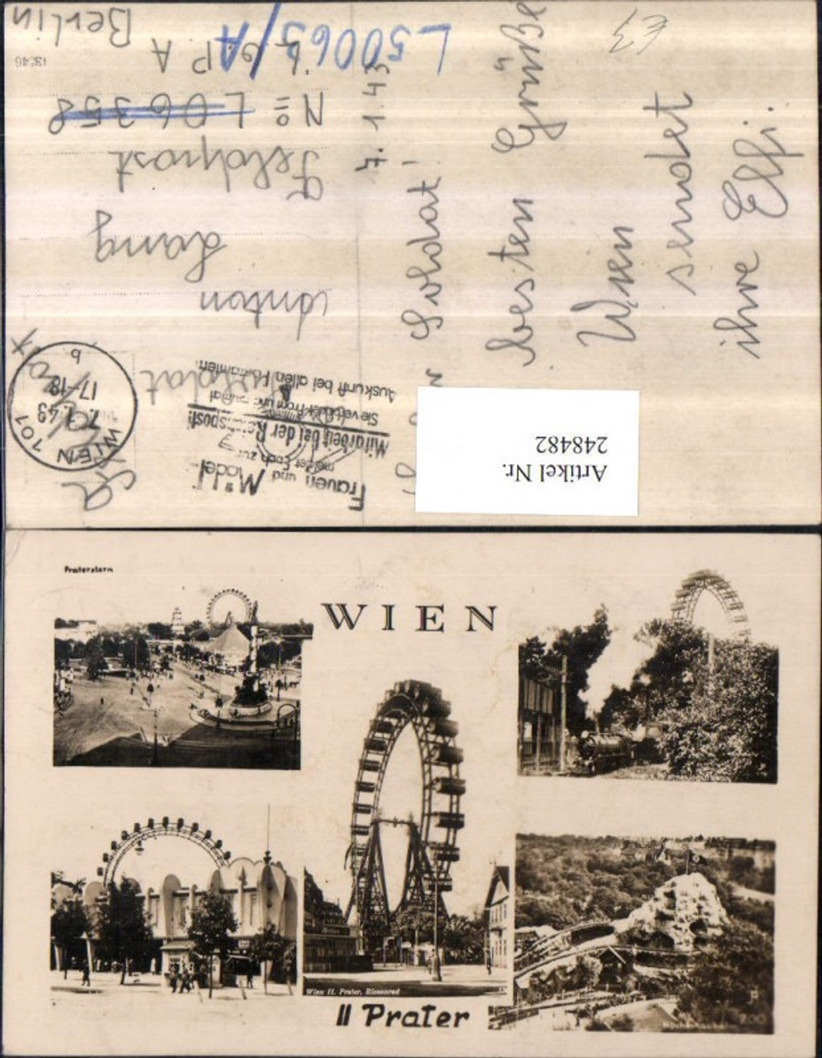 Alte Ansichtskarte – Old Postcard