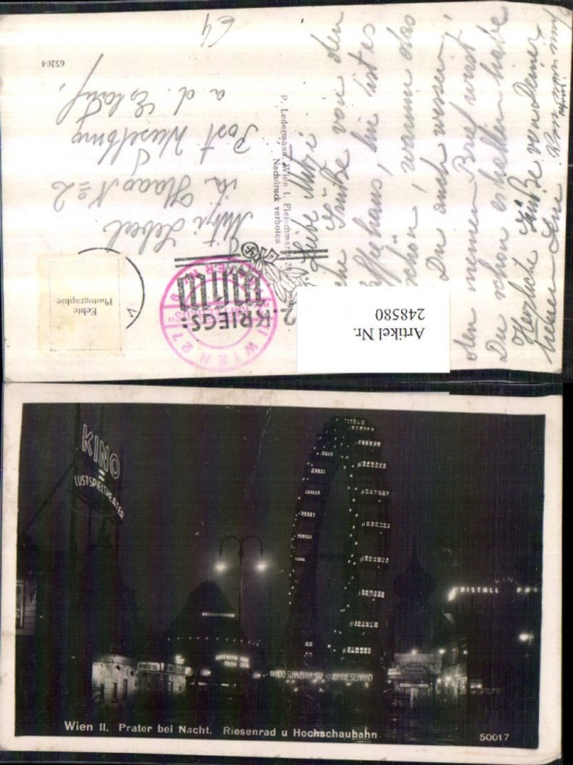 Alte Ansichtskarte – Old Postcard