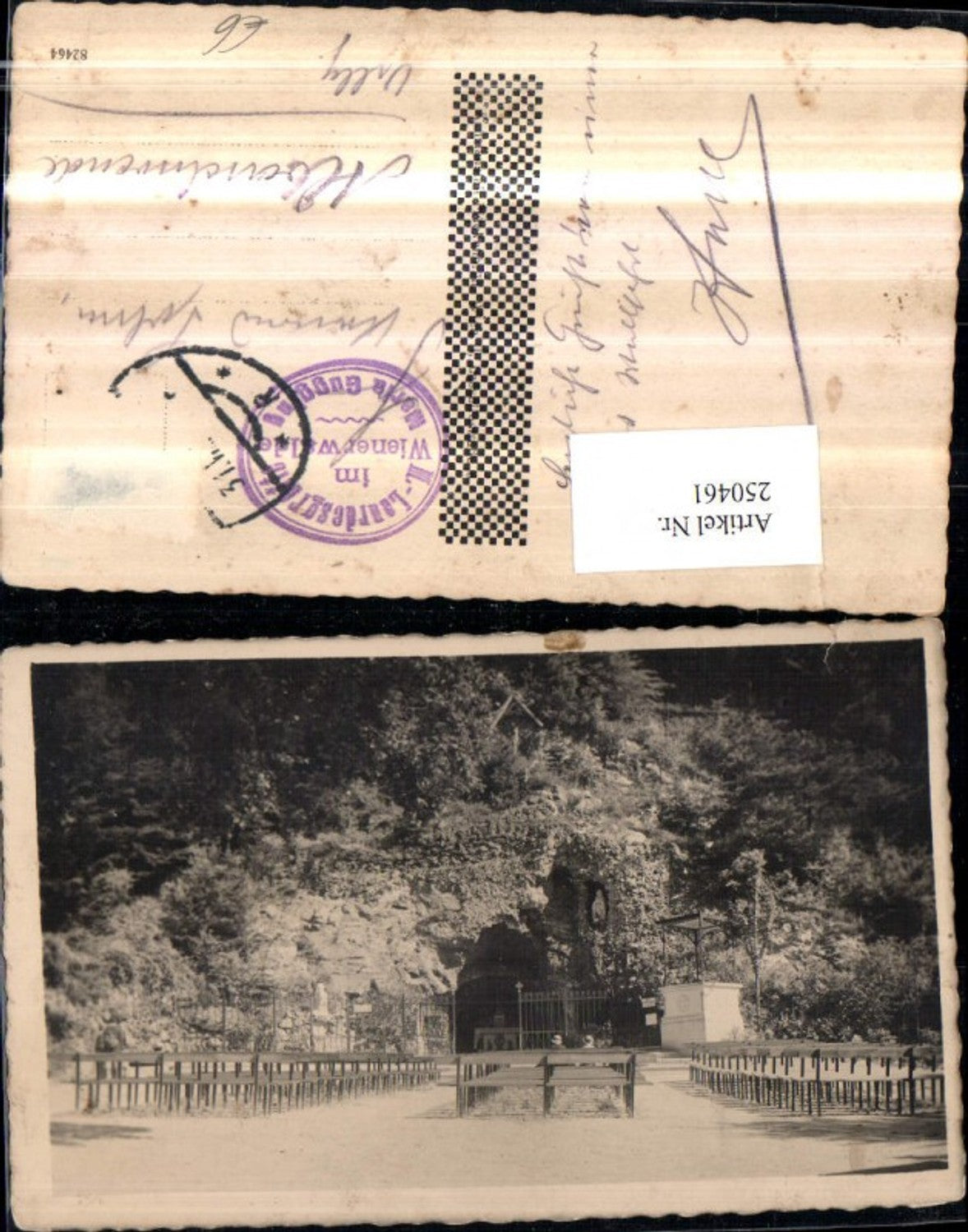 250461,Lourdesgrotte im Wienerwald b. Maria Gugging