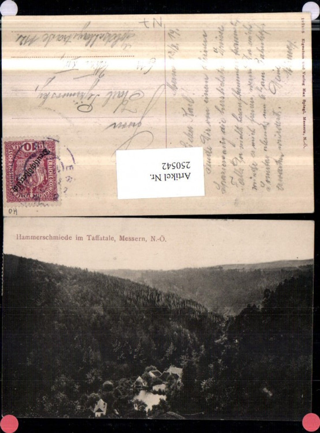 250542,Hammerschmiede im Taffatale b. Messern